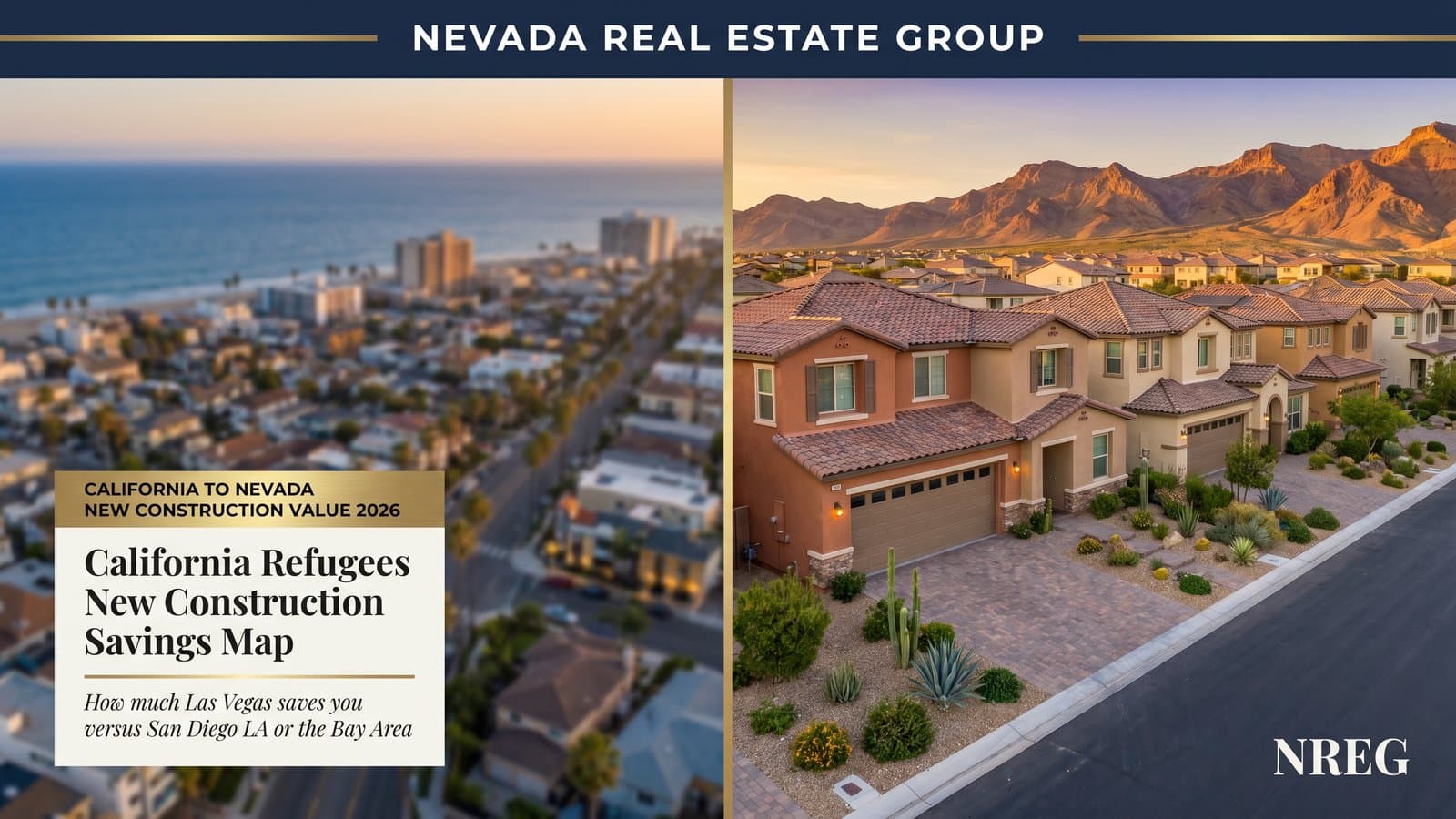 California to Las Vegas new construction savings comparison — Nevada Real Estate Group buyer guide
