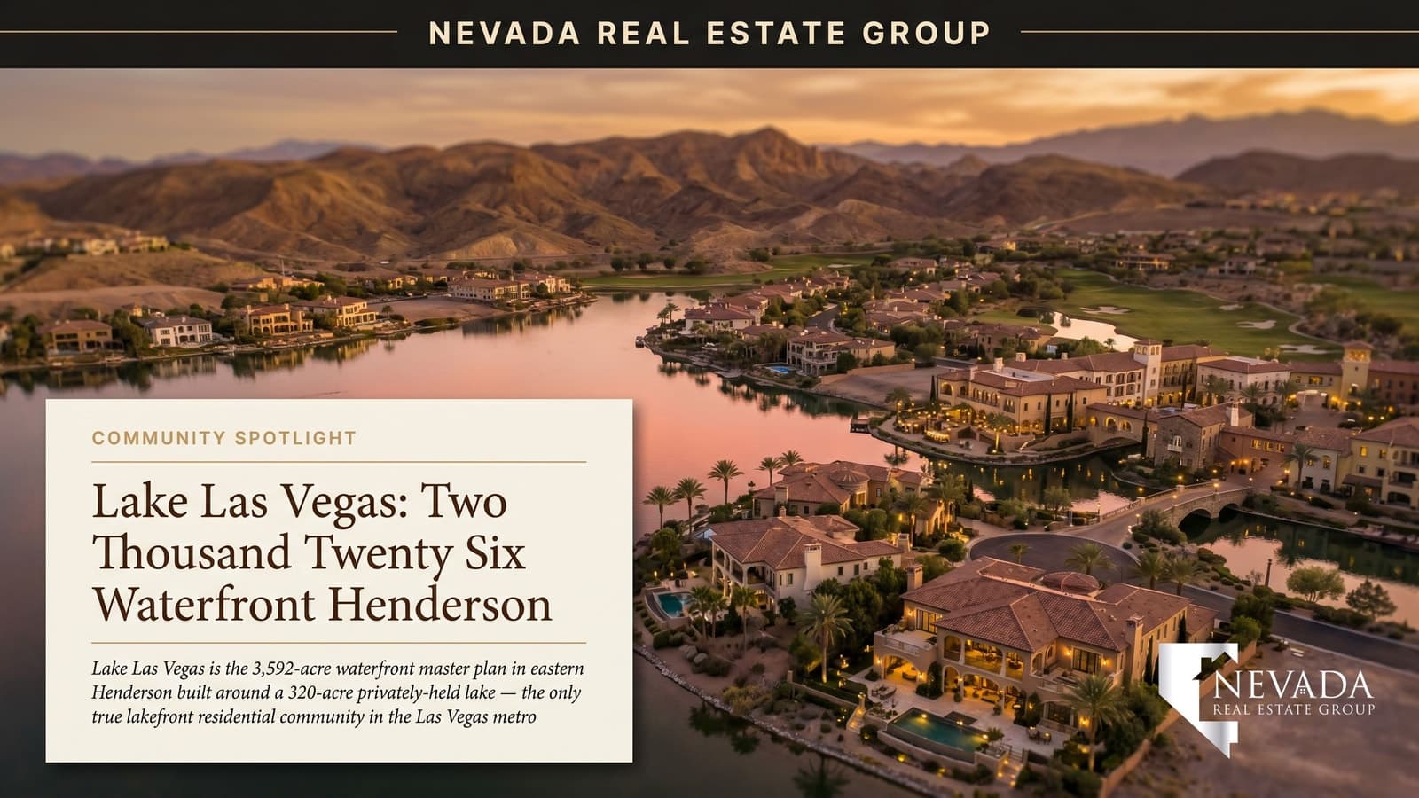 Lake Las Vegas: 2026 Waterfront Henderson Master-Plan Guide