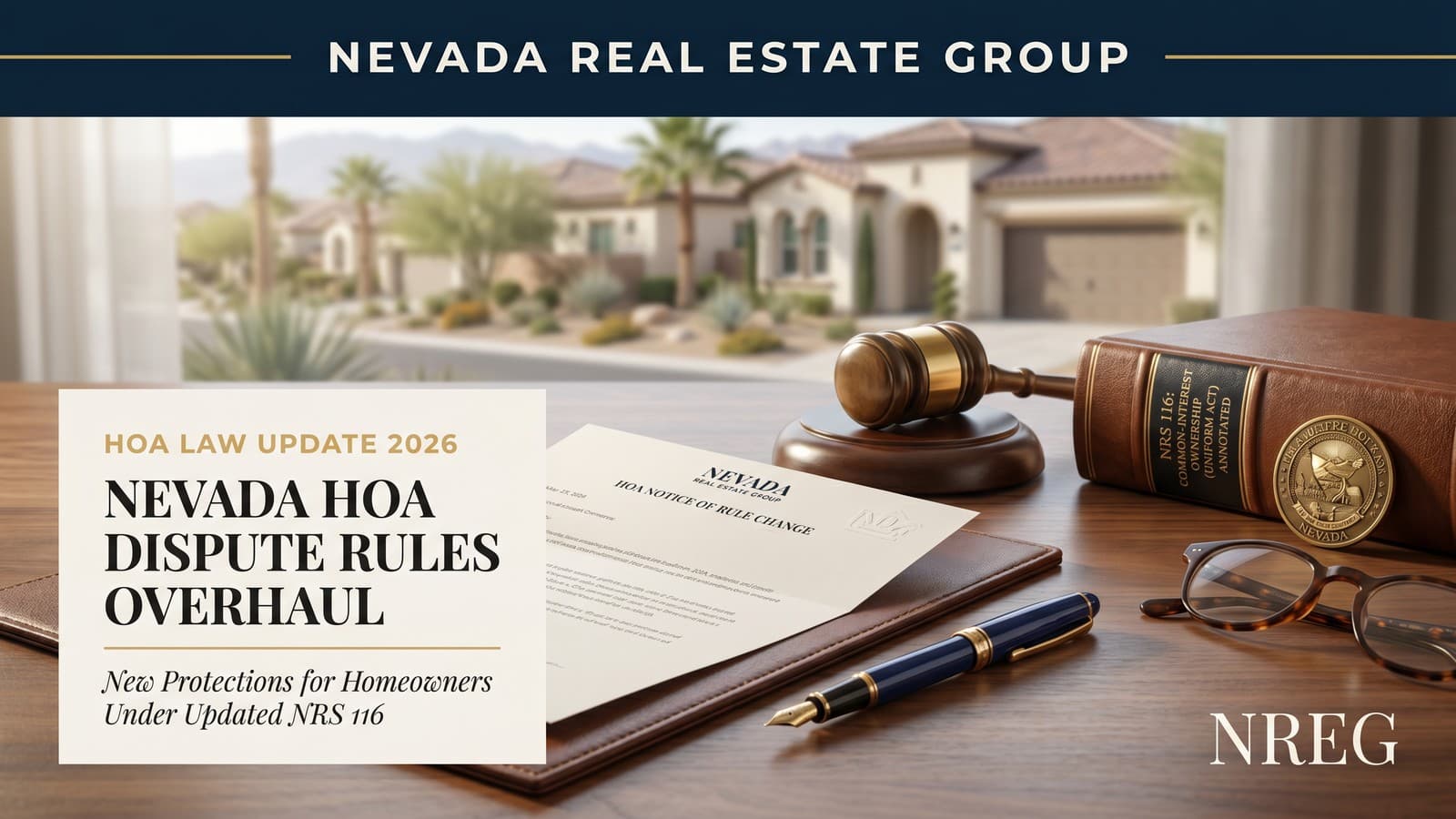 Las Vegas Nevada master plan HOA gate and clubhouse showing community amenities funded by monthly homeowner assessments