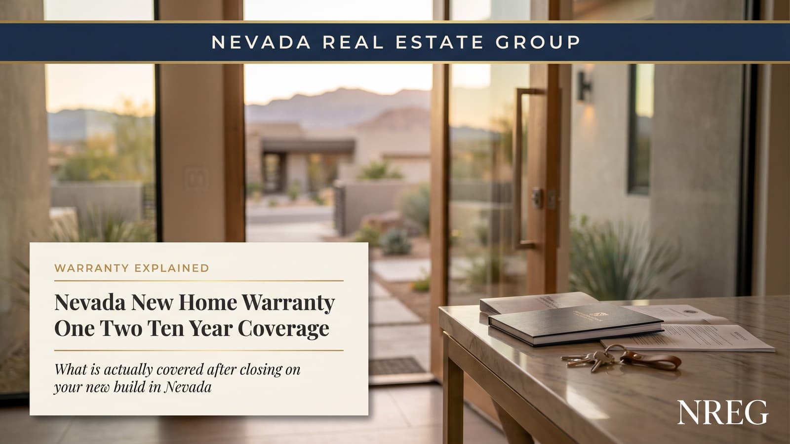 Nevada new construction 1/2/10 home warranty coverage guide — Nevada Real Estate Group buyer guide