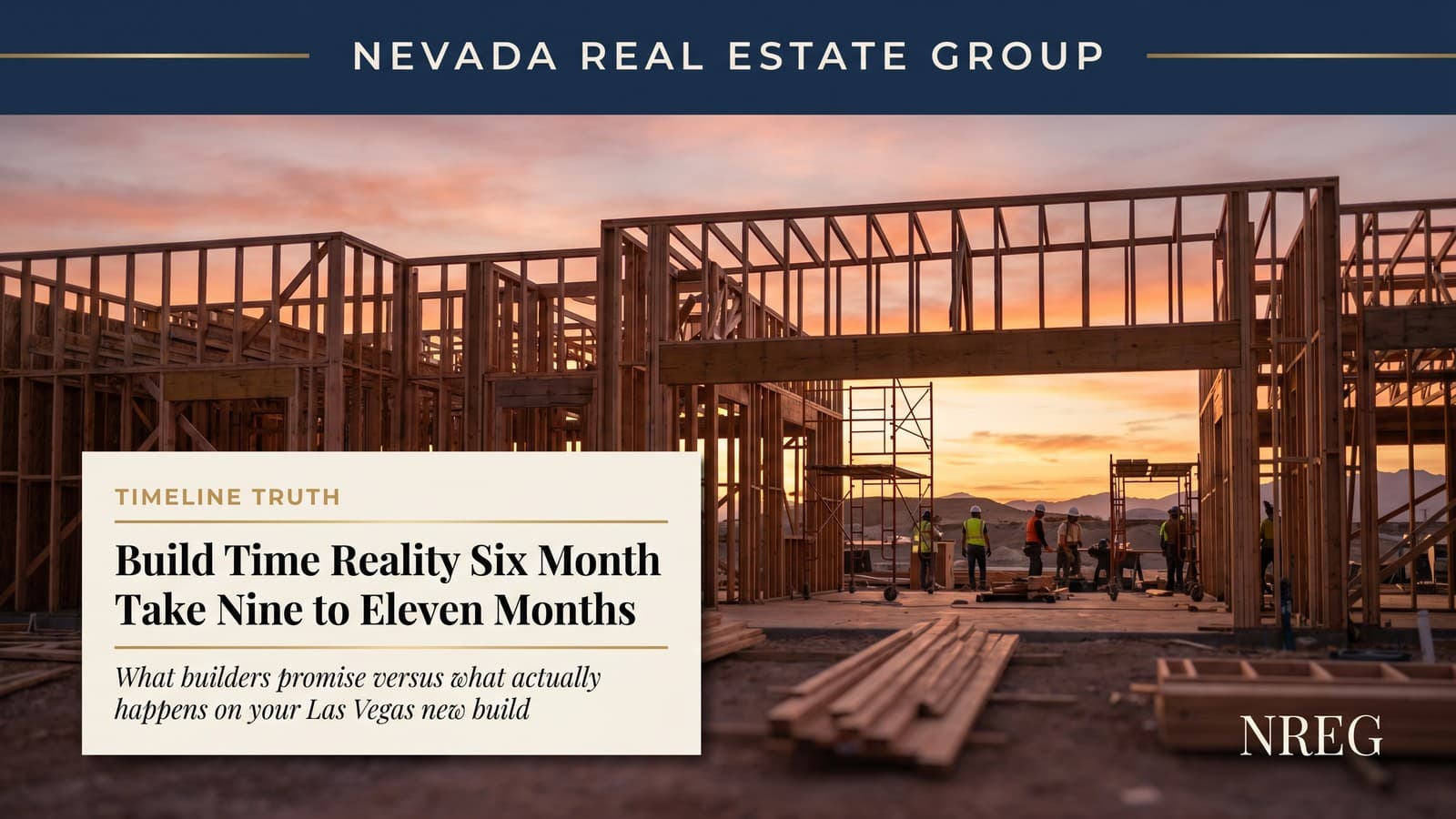 Las Vegas new construction timeline build reality 2026 — Nevada Real Estate Group buyer guide