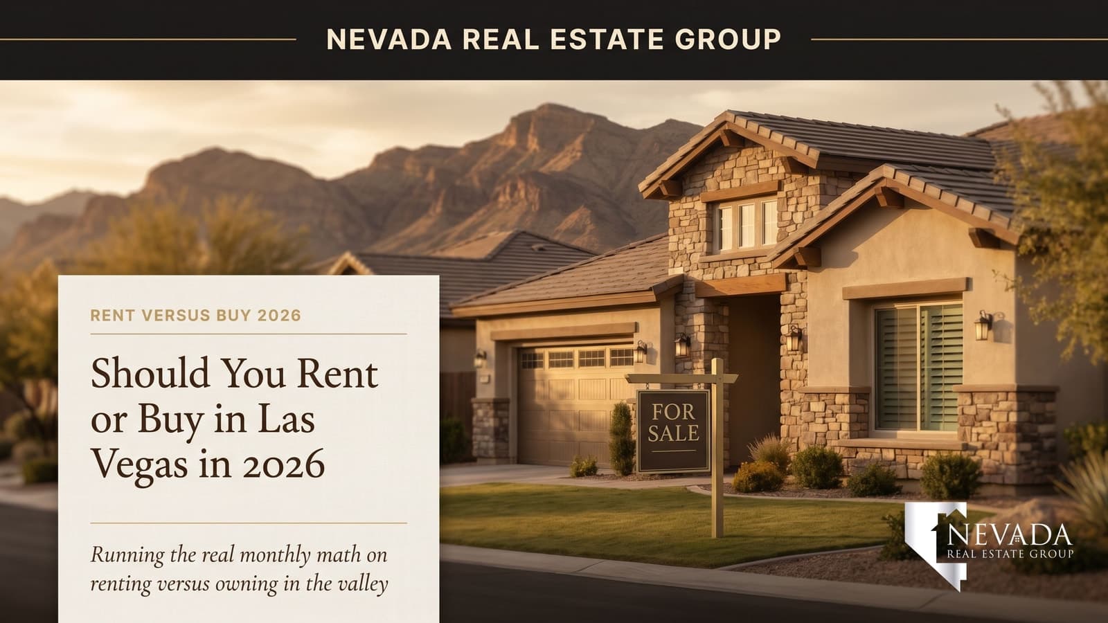 Should You Rent or Buy in Las Vegas in 2026?