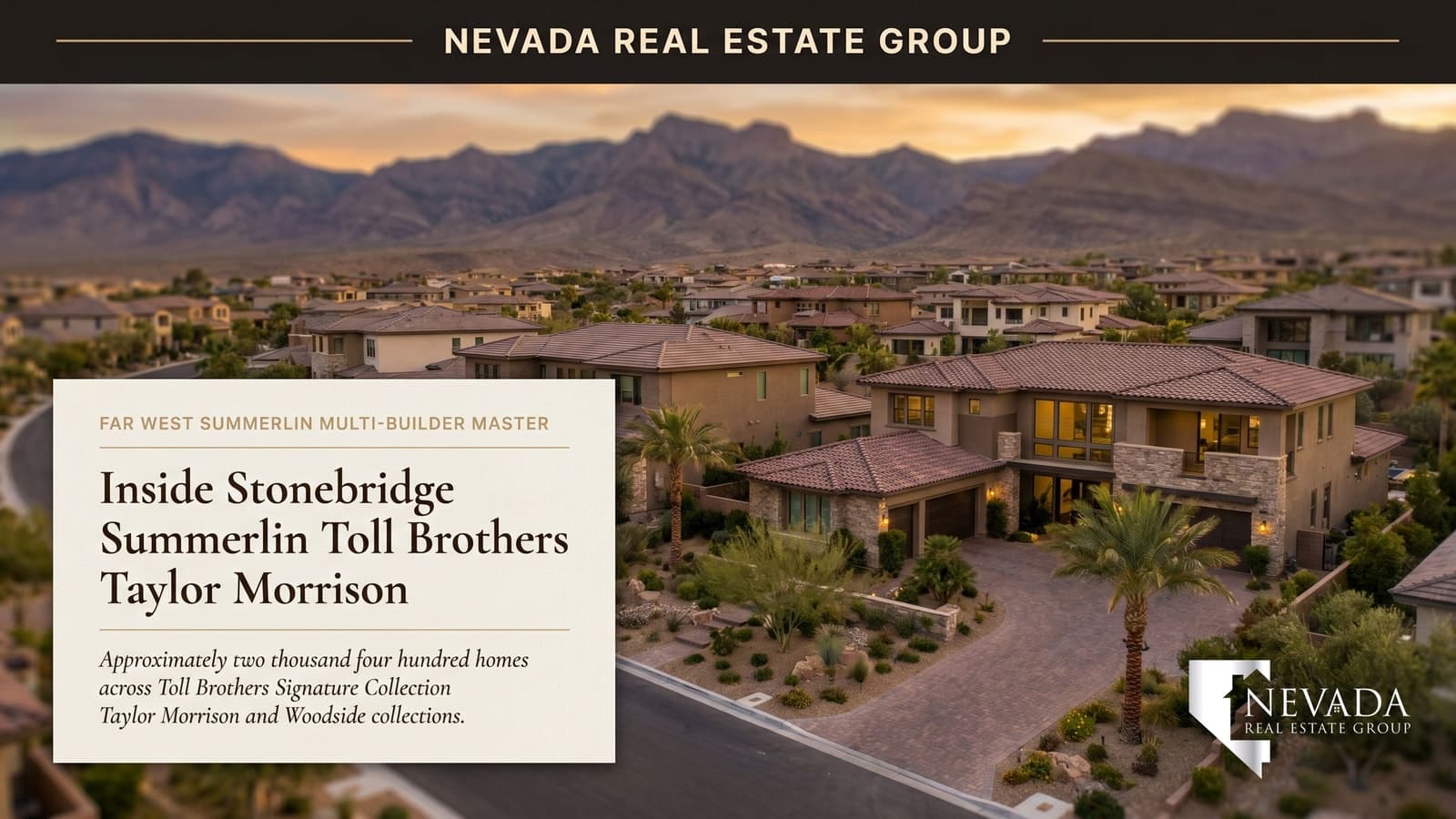 Stonebridge Summerlin Toll Brothers Master Plan Guide 2026
