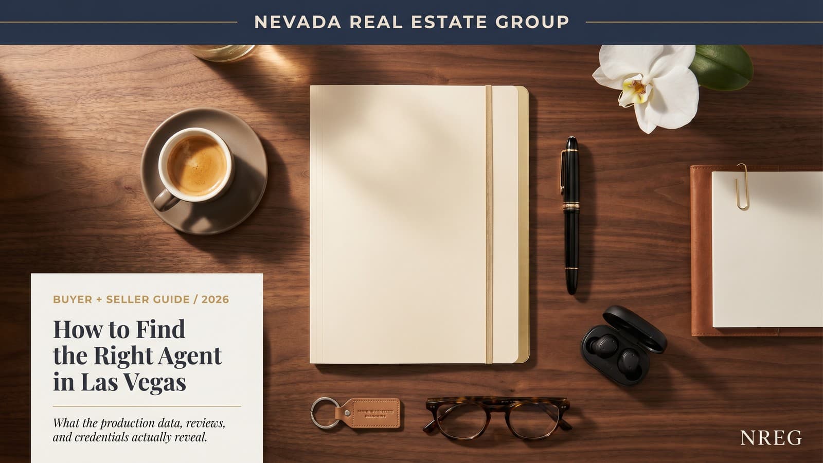 Las Vegas real estate agent reviewing a buyer representation agreement on a Summerlin home tour in 2026