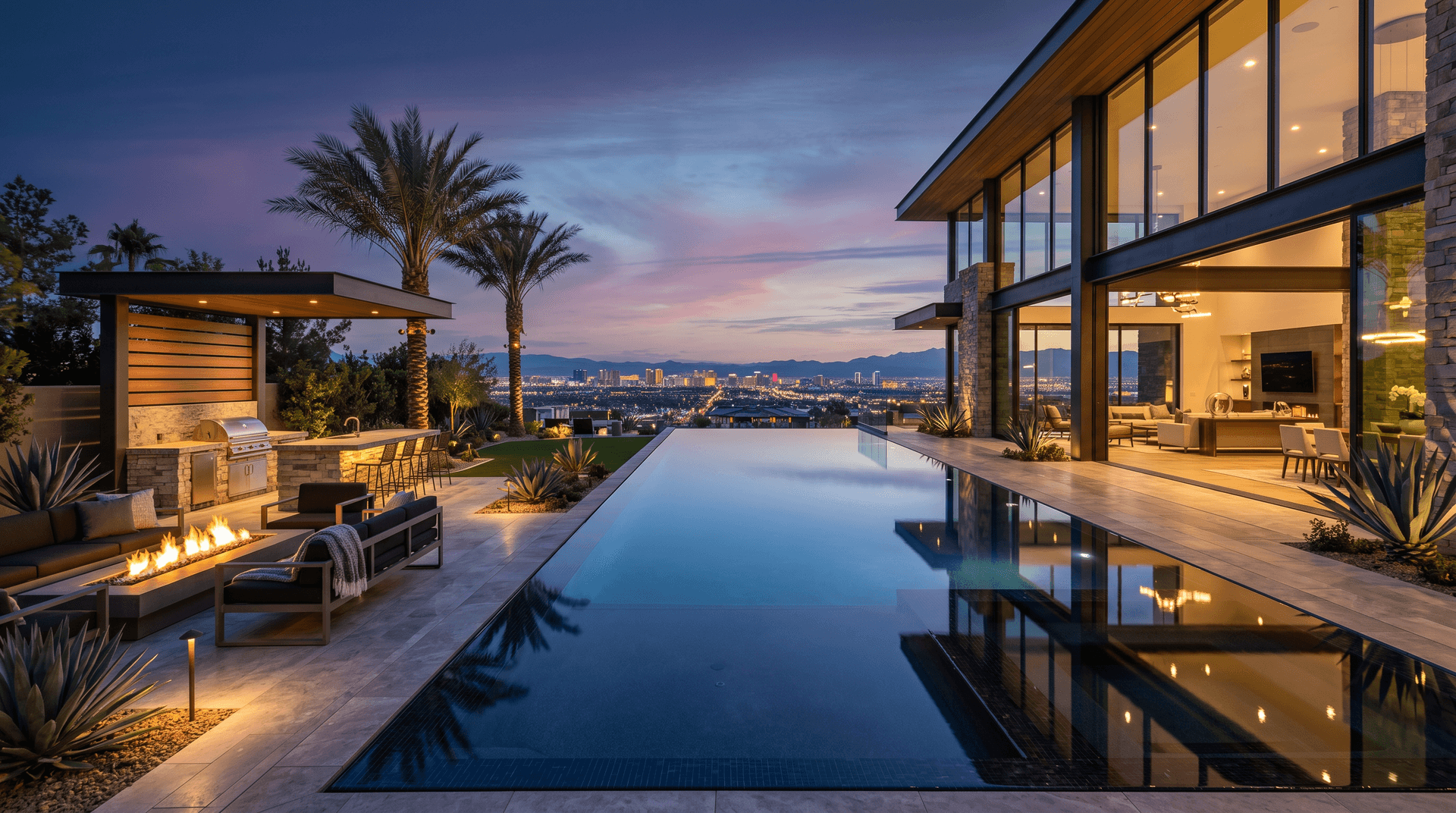 Luxury home with infinity pool and Las Vegas city view — buyer guide 2026