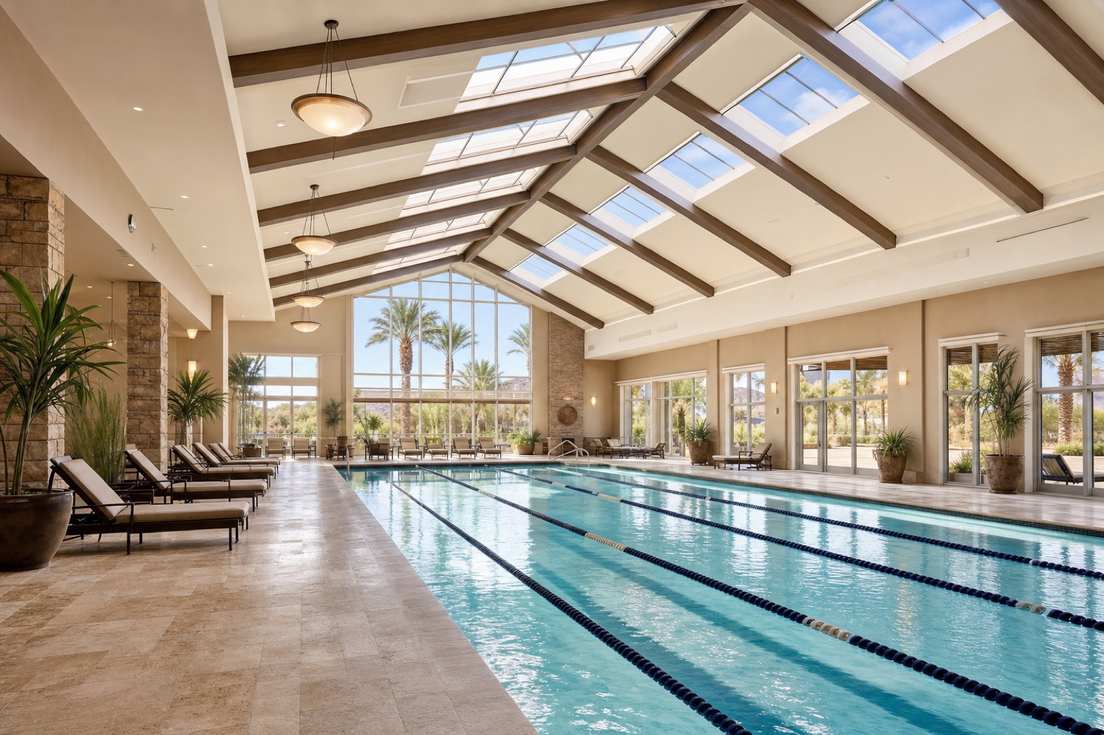 HOPA 55 plus community amenity center with snowbird retirees and active adult lifestyle in Las Vegas Nevada 2026