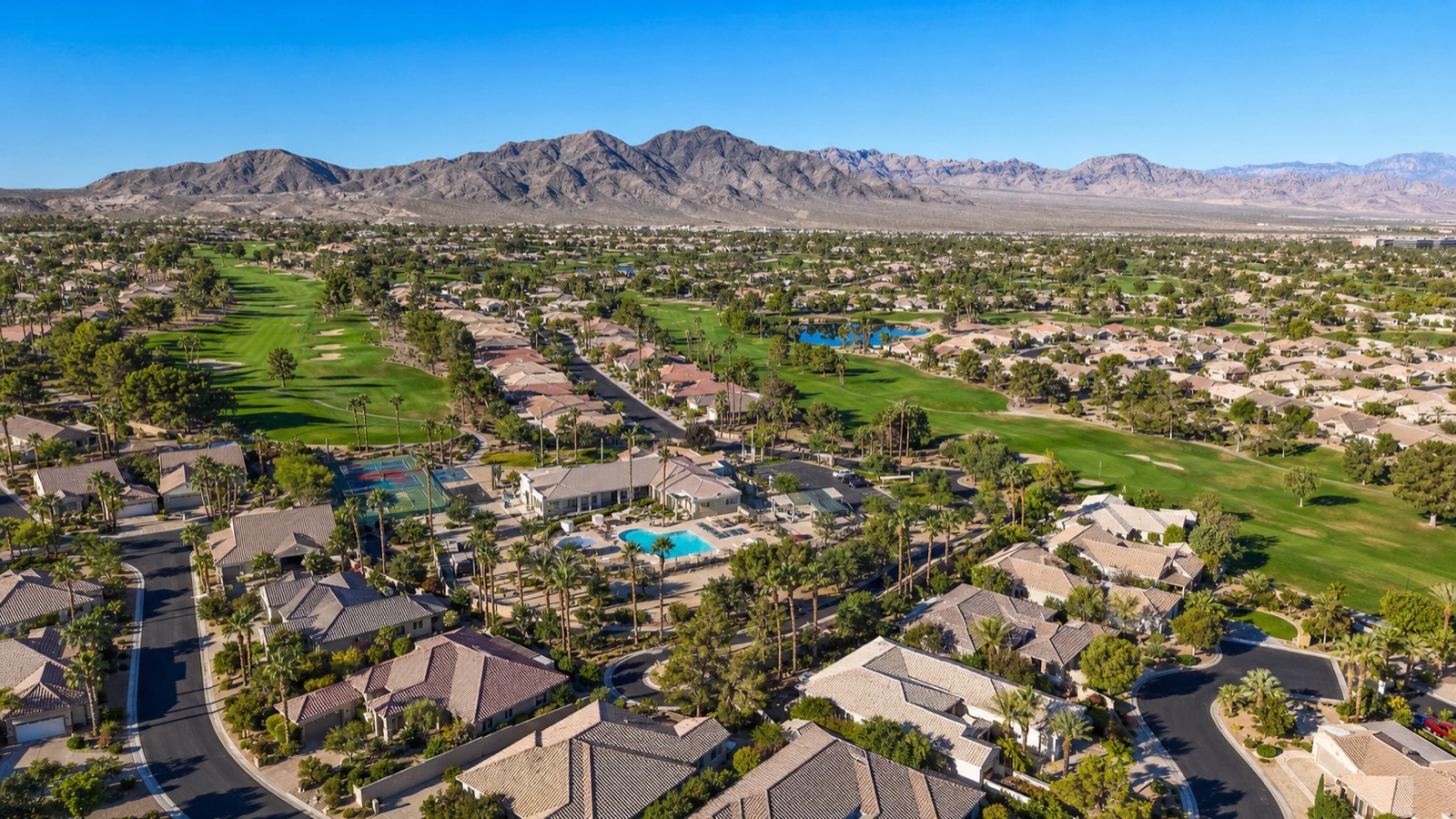 Las Vegas valley aerial — inventory rebuilding through spring 2026 as buyer's market emerges