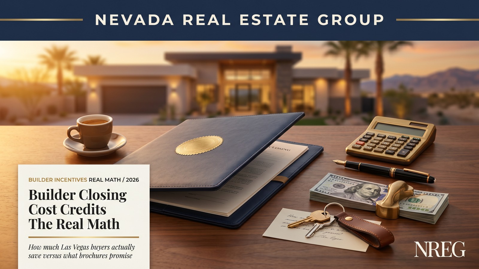 Las Vegas builder closing cost credit comparison across Lennar Pulte Toll Brothers and KB Home in 2026