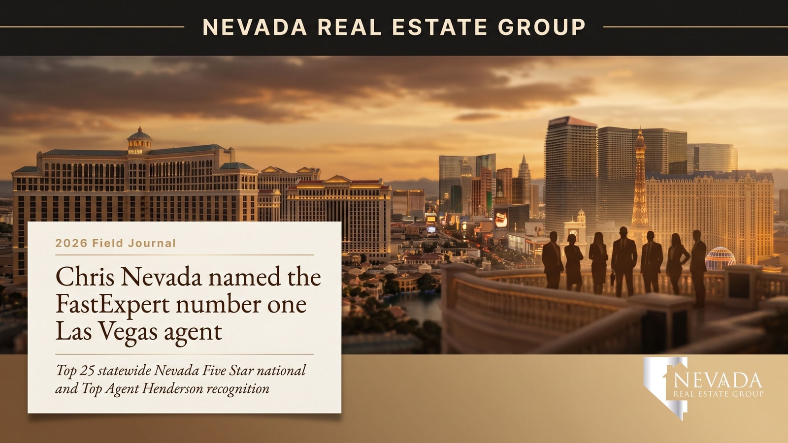 Chris Nevada FastExpert top Las Vegas agent badge with verified 2026 production data