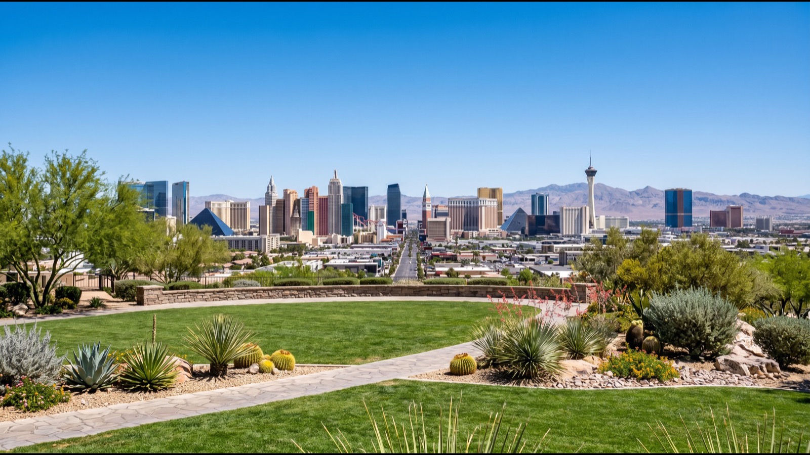 Las Vegas Strip skyline by day, the lifestyle and zero-income-tax destination drawing high earners from coastal high-tax states