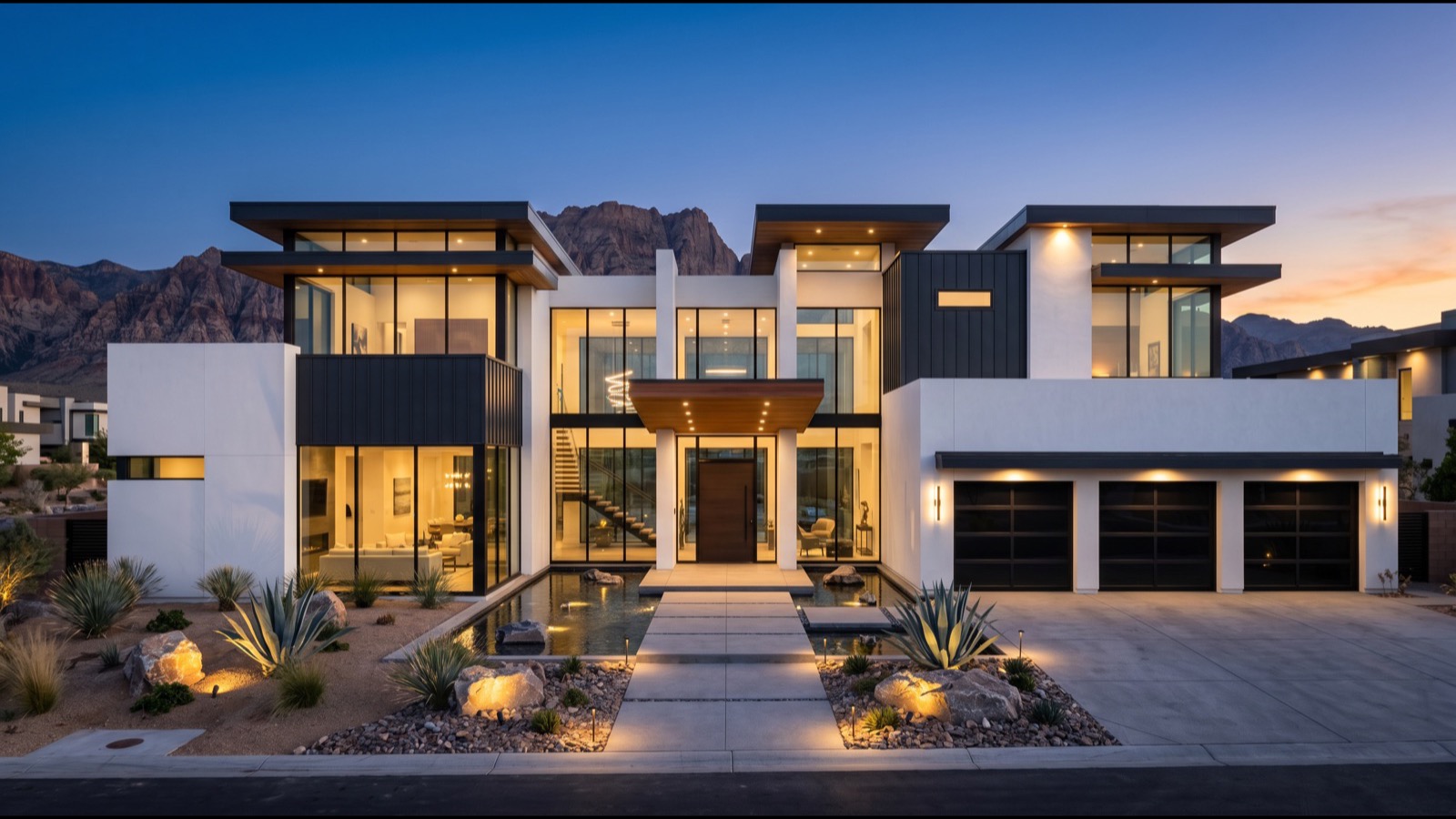 Luxury Las Vegas estate serving as a primary Nevada residence and the cornerstone of domicile for a high earner