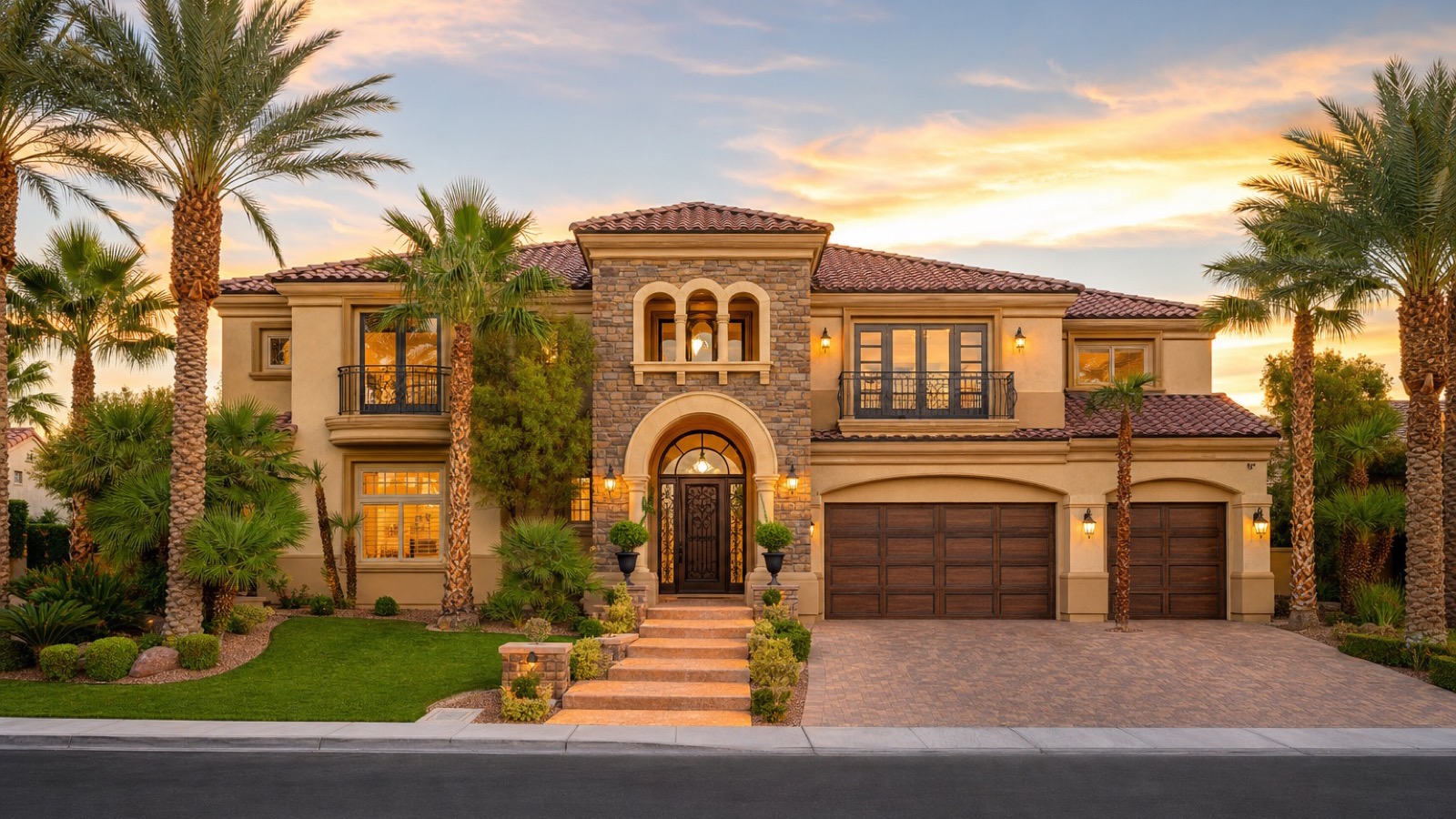 Southern Highlands guard-gated golf-course homes in south Las Vegas, a luxury alternative to Summerlin at a lower entry price
