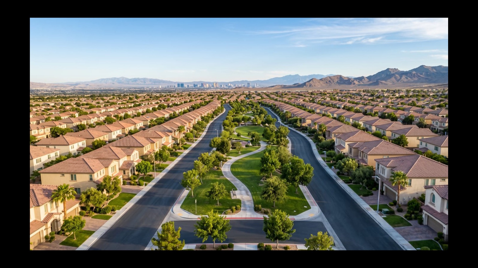 Northwest Las Vegas master plan recreation center with pool deck and shade structures