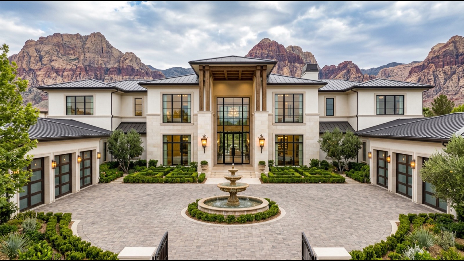 Modern luxury Las Vegas residence interior with floor-to-ceiling Strip view windows and contemporary high-rise finishes typical of Veer Towers and CityCenter inventory