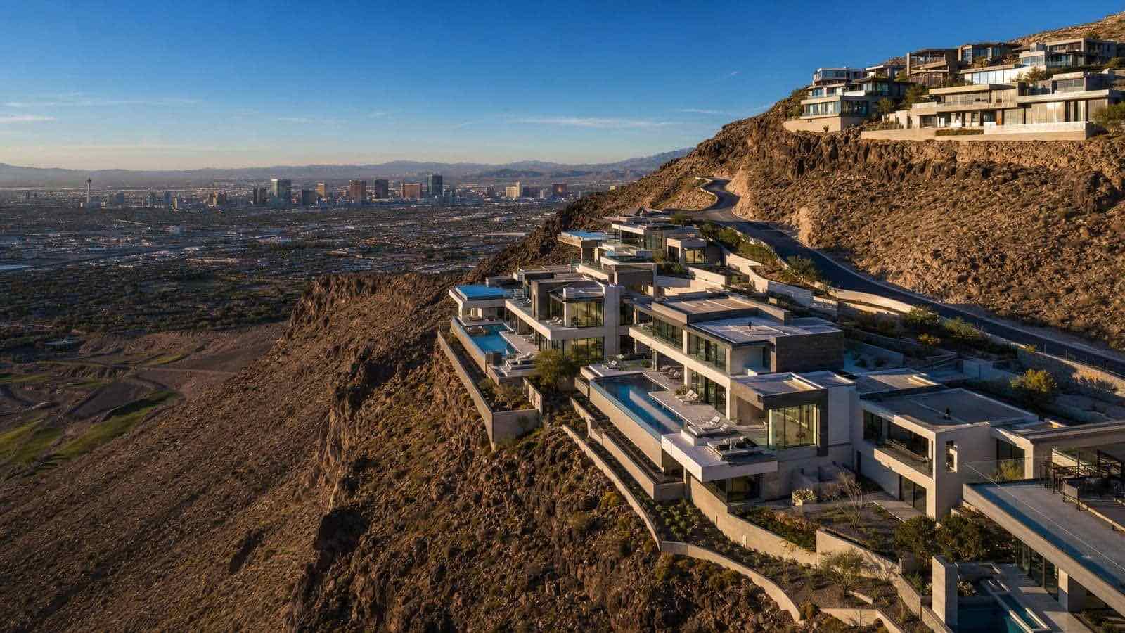 Ascaya community aerial view, Henderson Nevada