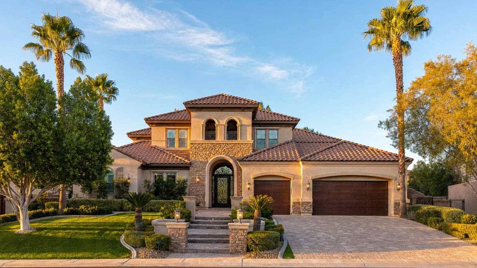 Eagle Crest community aerial view, Las Vegas Nevada
