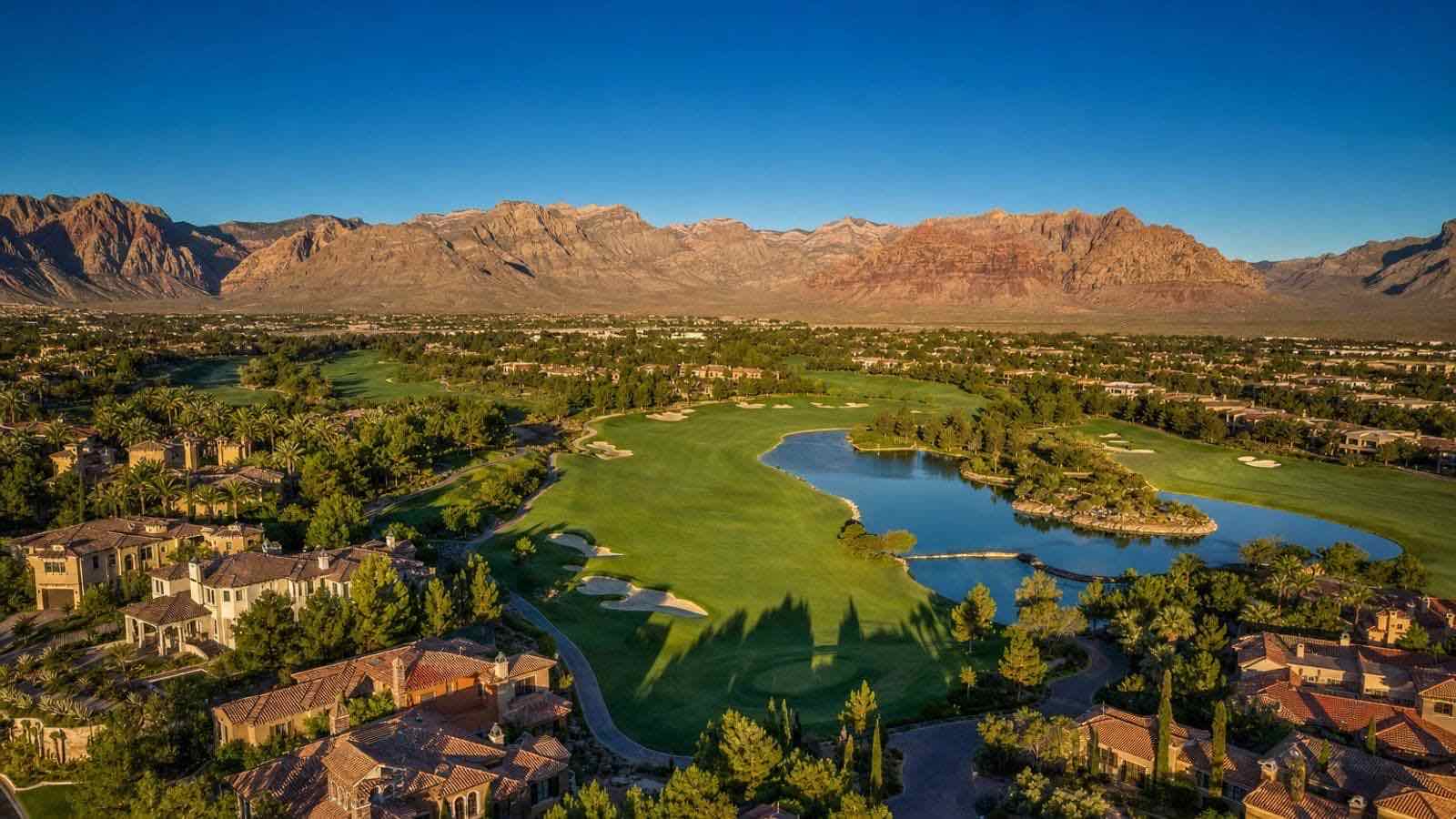 Eagle Hills community aerial view, Las Vegas Nevada