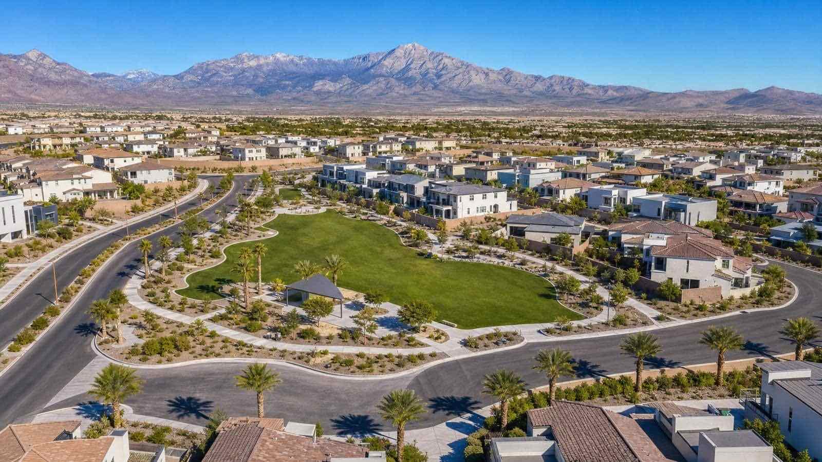 Enterprise community aerial view, Las Vegas Nevada