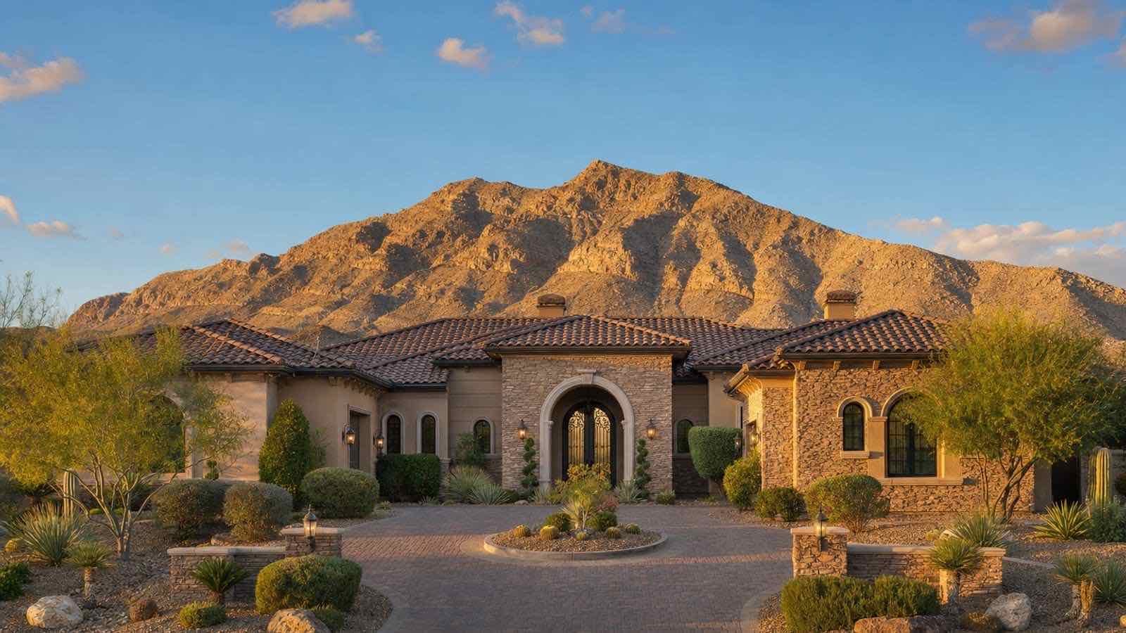 Iron Mountain Ranch community aerial view, Las Vegas Nevada
