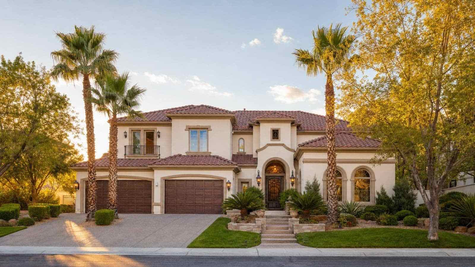 Rhodes Ranch South community aerial view, Las Vegas Nevada