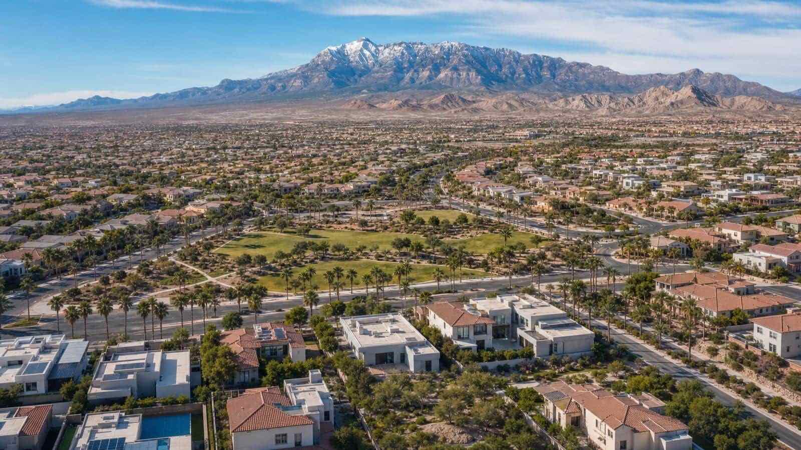 Mount Charleston community aerial view, Mount Charleston Nevada