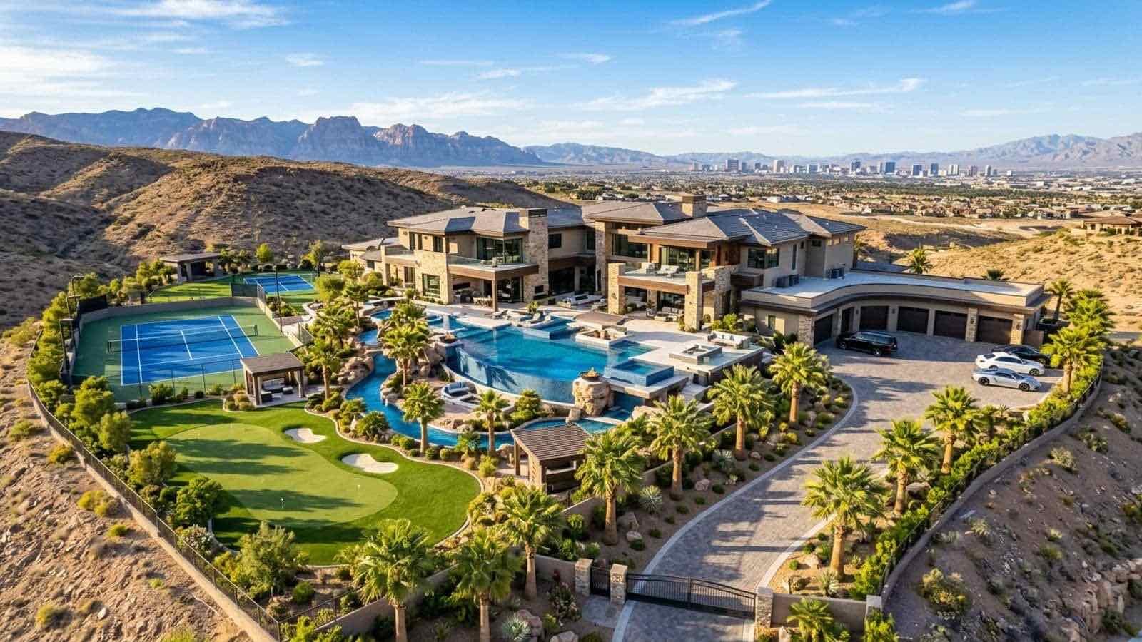 Craig Road Corridor community aerial view, North Las Vegas Nevada