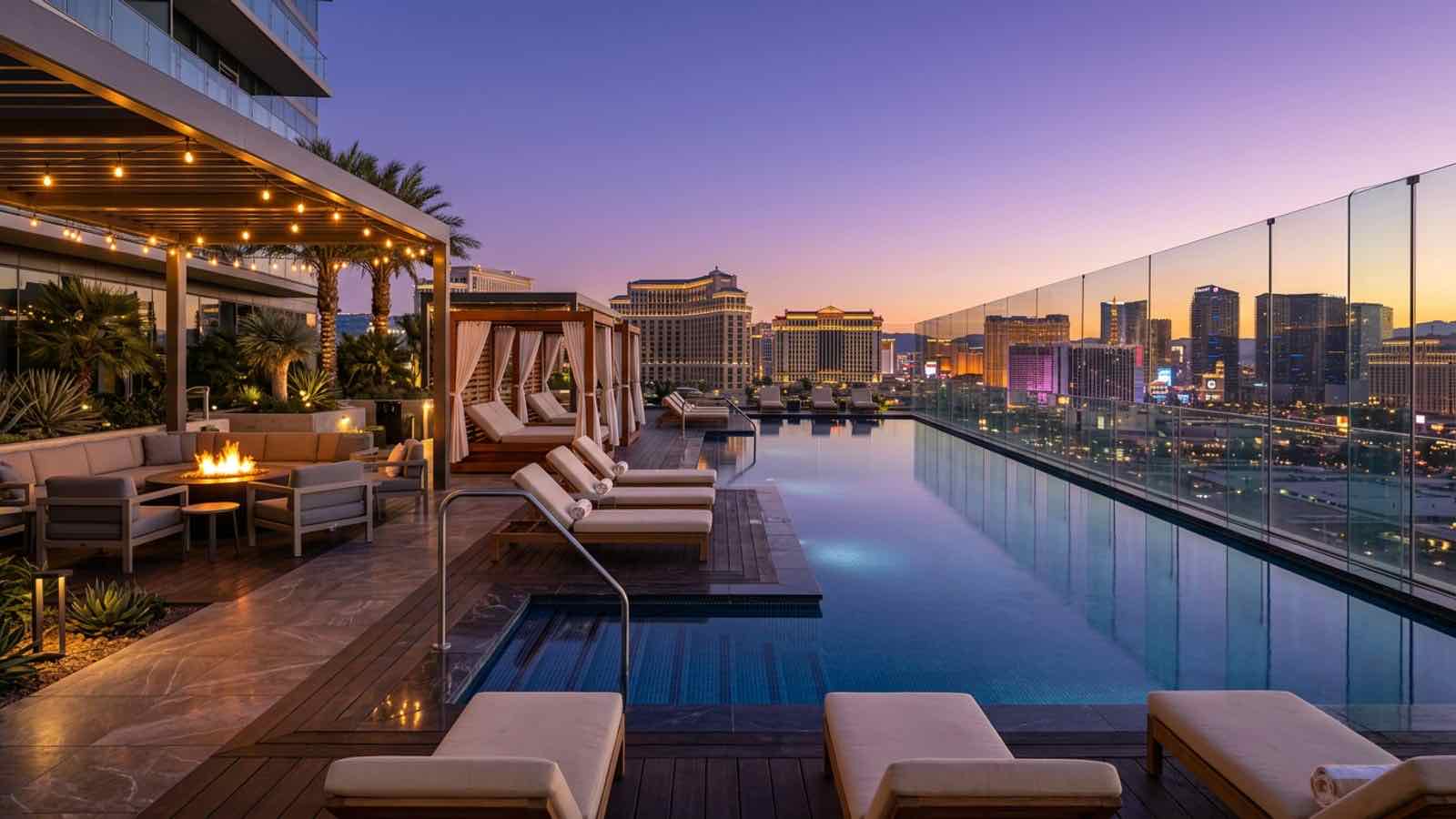 Veer Towers community aerial view, Las Vegas Nevada